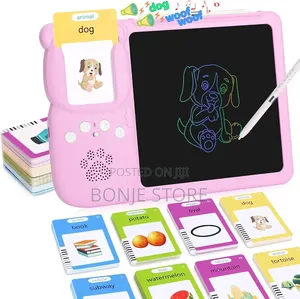 LCD Writing Tablet, Pocket Speech Talking Flash Cards 224 Sight Words