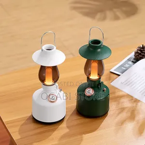 Vintage Flame Led Lantern Lamp (Rechargeable)
