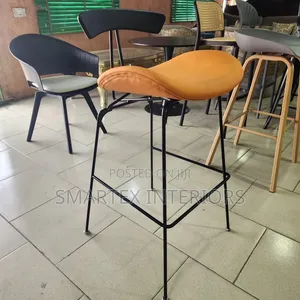 Solid Quality Wooden Back Leather Barstool