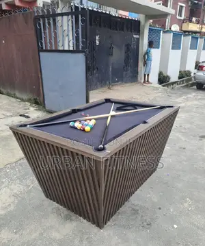 Striped Snooker Table With Marble Top
