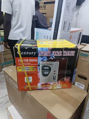 Durable Century 5000va Stabilizer: Full Output Regulation