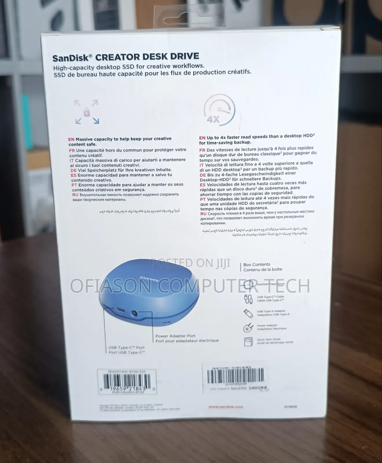 Sandisk Creative Desk Drive SSD 8tb
