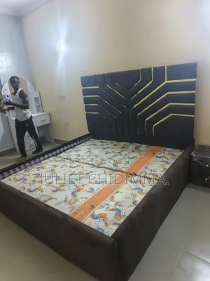 A Standard 6*6 Upholstery Bed Frame