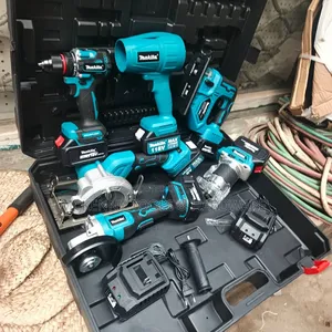 Makita 6-in-1 Cordless Power Tools Combo Kit (118v Max Lithium)