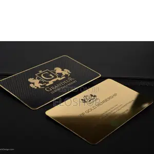 Gold Luxury Metal Business Cards Production In Lagos