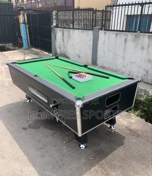 7ft Marble and Coin Snooker Board (30 Coins)