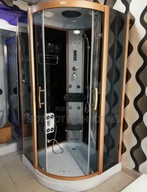 Luxury Gold Frame Shower Room