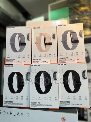 Porodo Trackfit Pro Smart Bracelet Fitness Tracker With Display App