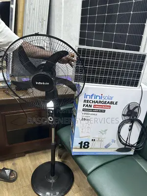 18inches Infini Solar Rechargeable Fan