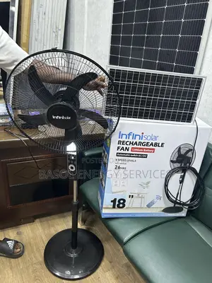 18inches Infini Solar Rechargeable Fan