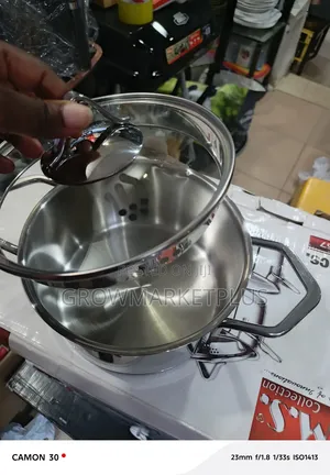 Oms Stainless Steel Pots Set 10pcs (Code 1062)
