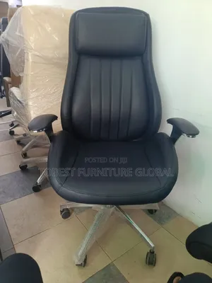Black Full Padded Executive Office Chair