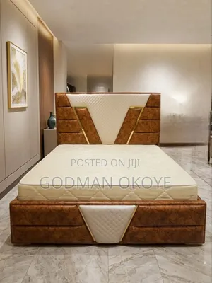 Fully Padded Brand New Luxurious 6 by 6 Bed Frame With Original Foam