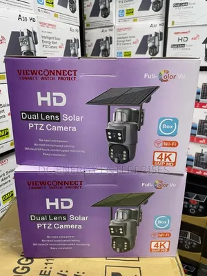 Dual Lens CCTV Camera (Wifi and 4g) Available