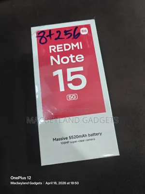 New Xiaomi Redmi Note 15 256 GB Black