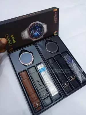 Sk40 Multifunctional Smartwatch With 3 Straps