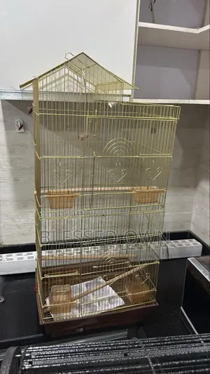 Golden Parrots Bird Cage