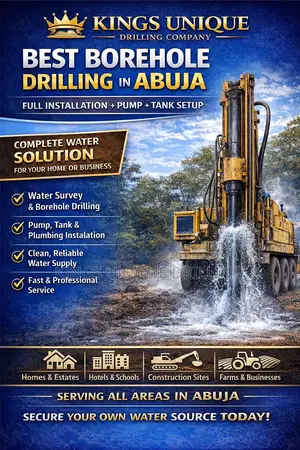 Borehole Drilling In Abuja | Fast, Reliable Water Solution