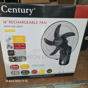 Century Rechargeable Wall Fan 16