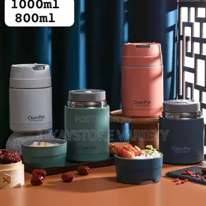 1000ml Clam Pot Food Flasks