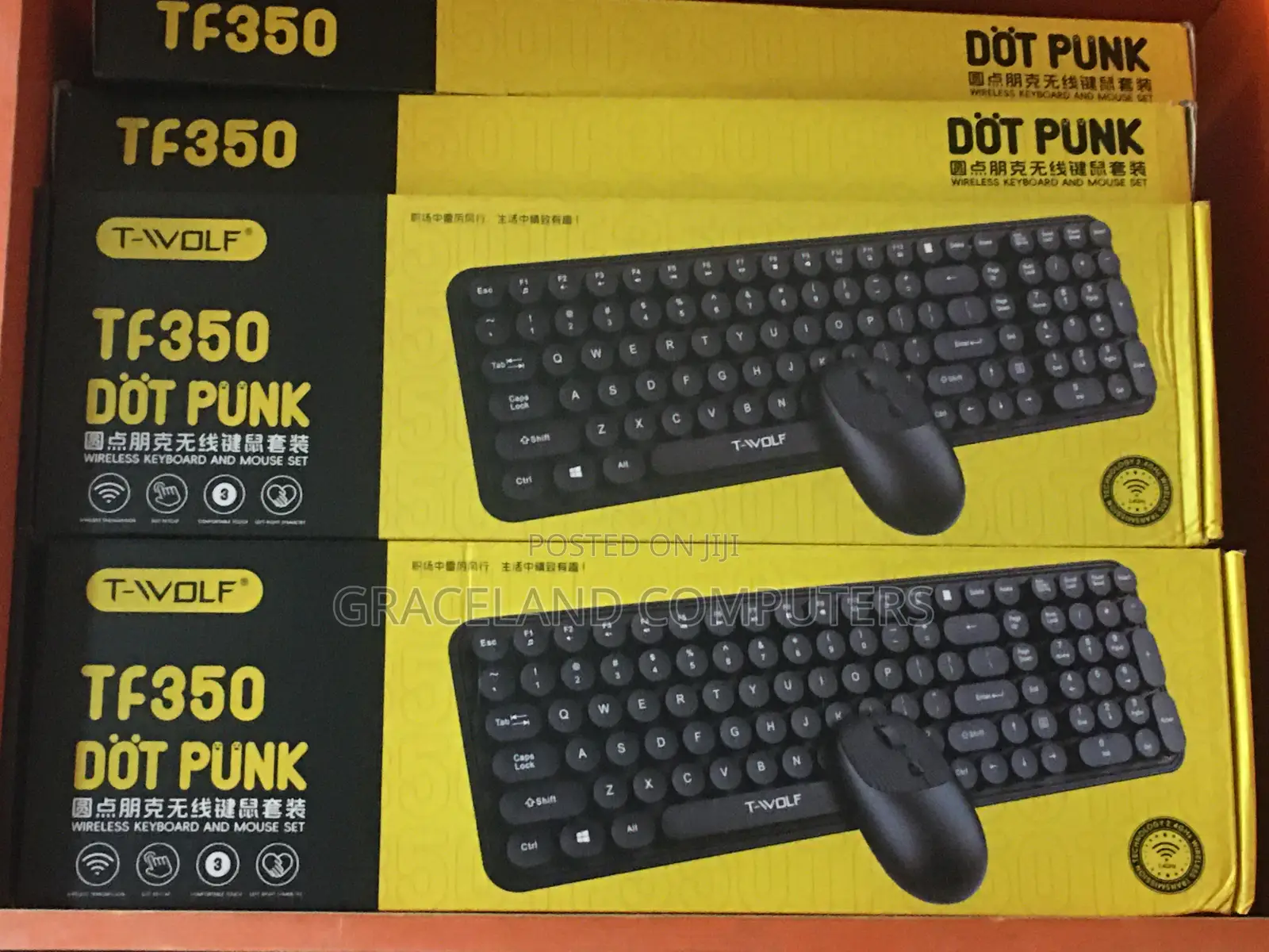 Twolf Tf350 Wireless Keyboard and Mouse Combo