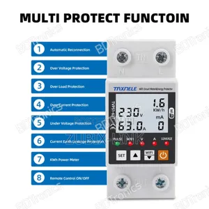Wifi Smart Multi-Function Protector Energy Meter