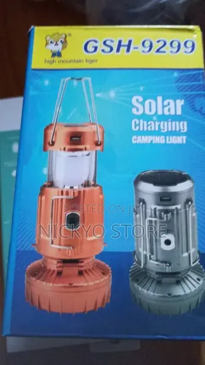 Solar Lamp Tent Camping Fan (Gsh-9299)