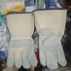 Premium Cowhide Split Leather Rigger Gloves [9k A Pair]