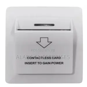 Hotel Room Key Card Insert Power Switch Energy Saver With Card