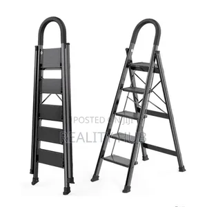 Tek 5 Step Ladder With Wide Non-slip Pedal And Comfort Handgrip