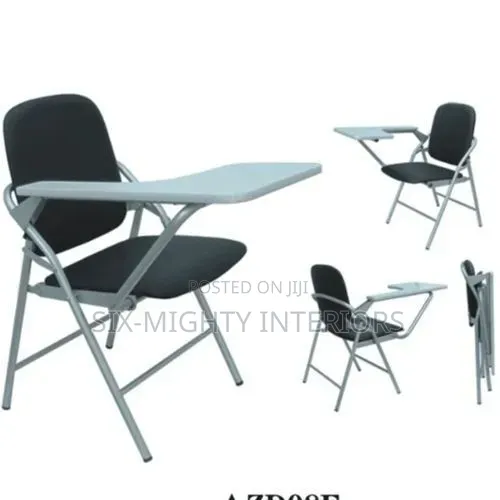 Folding Study or Training Chair With Writing Pad