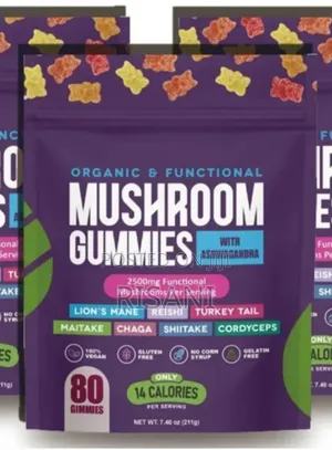 Mushroom Complex Gummies With Ashwghandha for Overall Well Being