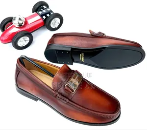 Brown and Black D G Loafers