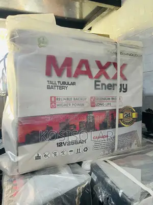 255ah 12v Maxx Energy Tubular Battery