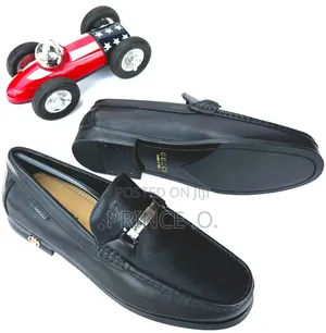 Pure Leather Brown and Black Gucci Loafers