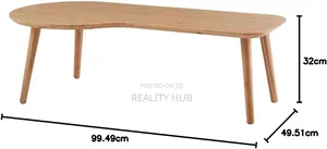 Bamboo Coffee Table for Living Room Unique Coffe Table 120cm 60cm 42cm