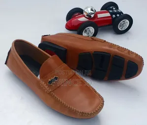 Blue  and Brown Leather Drivers