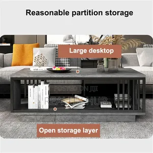Hczion - Coffee Table for the Living Room at Home, White 10cm by 100cm