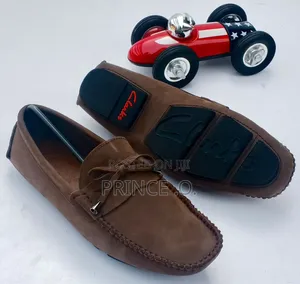 Lacoste Brown Suede Loafers