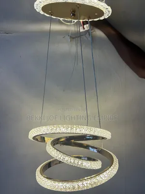 Dop Light Beautiful Chandelier in Spiral Shape
