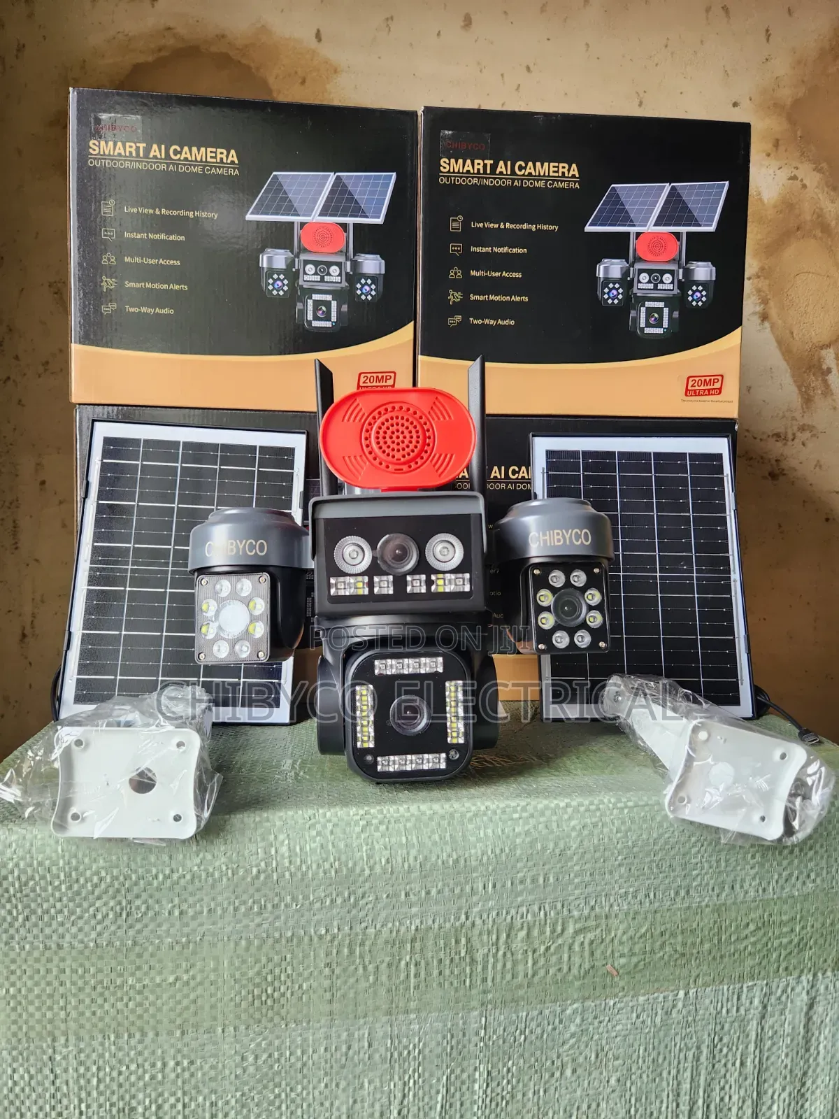 20mp 4lens Solar Camera