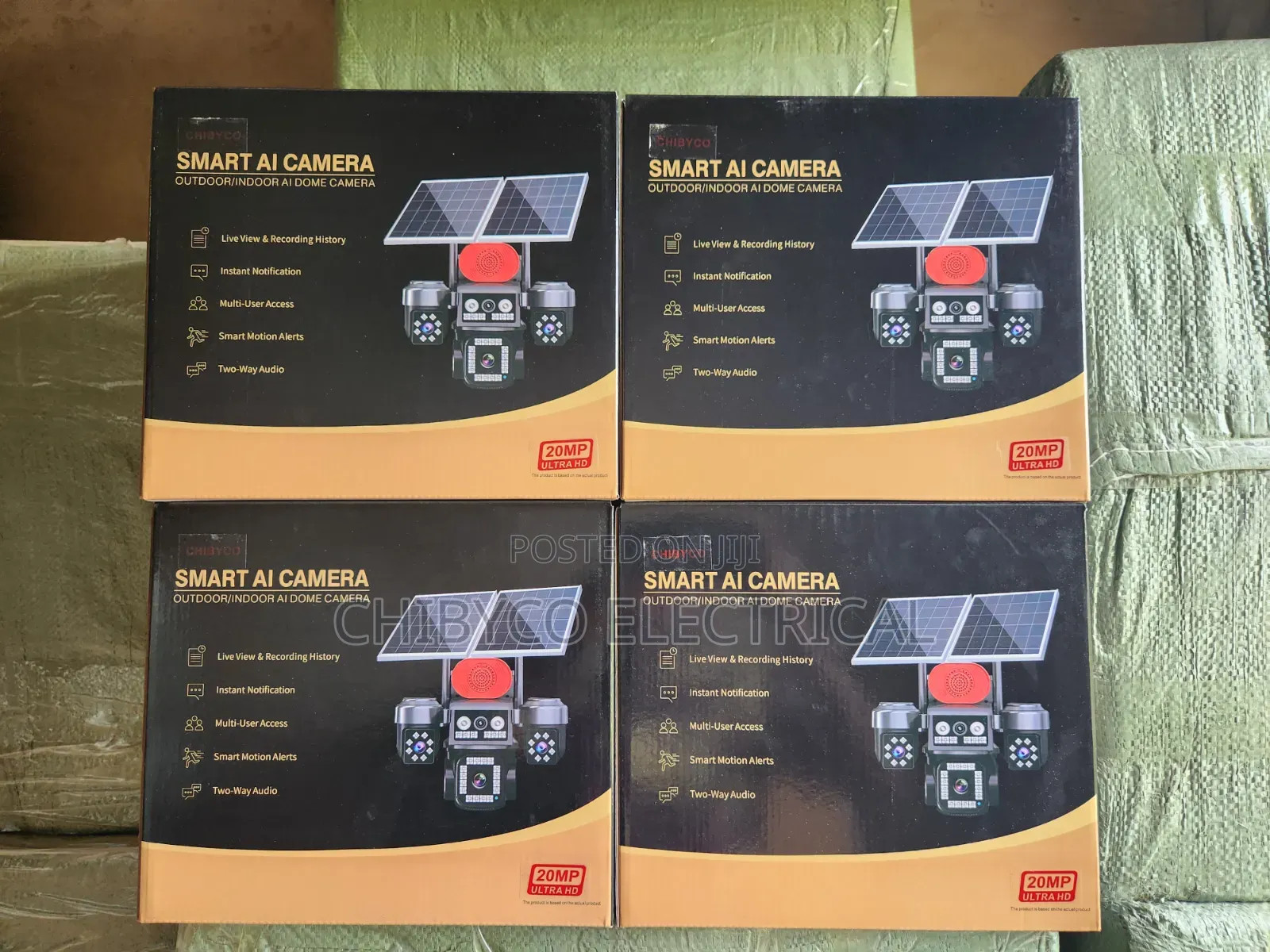 20mp 4lens Solar Camera