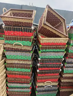 Hamper Basket Cane Made