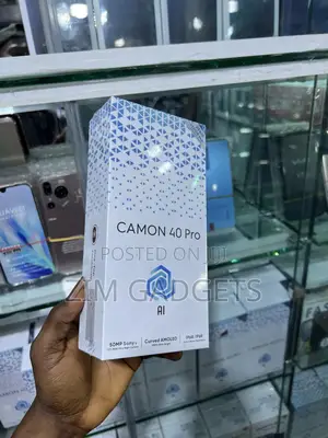 New Tecno Camon 40 Pro 4G 256 GB Black