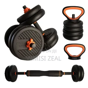15kg Dumbbell Case With Kettlebell, Barbells, E.T.C.