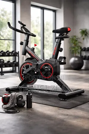 Exercise Spinning Bike With Meter and Bottle Holder With 120kg Weight