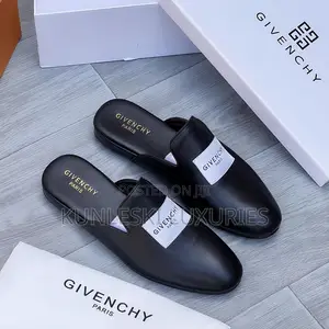 Original Givenchy Label Leather Mules