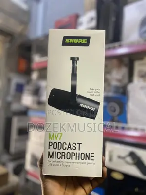 Shure Mv7 Podcast Microphone