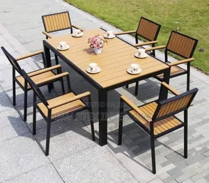 Best Quality Wooden Top Table With Chairs