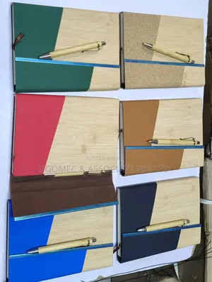 Beautiful 2in1 Wooden Notepad / Notebook/ Jotter With Wooden Pen